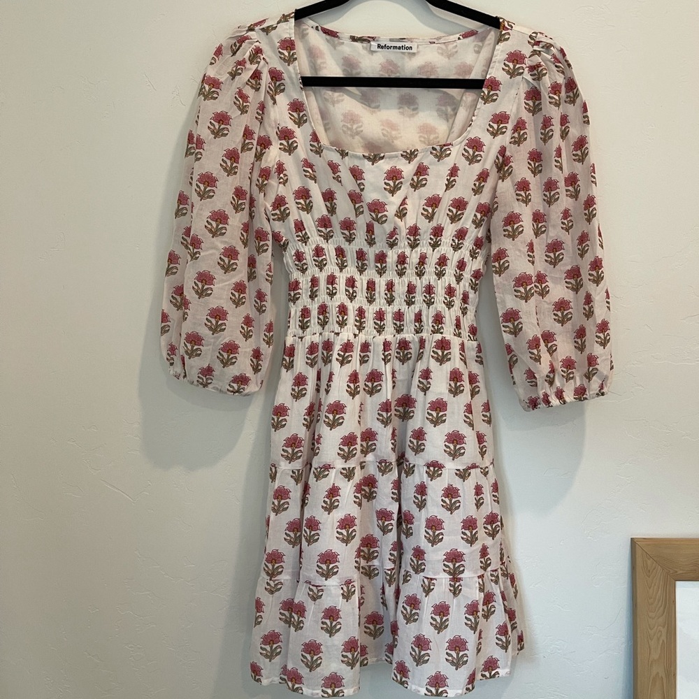 Reformation linen dress